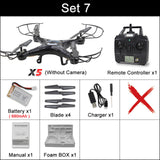 X5C RC Drone with 720P HD Camera or X5 without