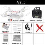 X5C RC Drone with 720P HD Camera or X5 without