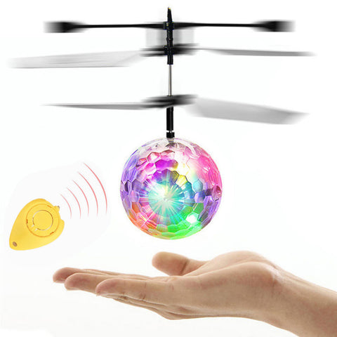 Induction Flying RC Electric Ball LED Flashing Light