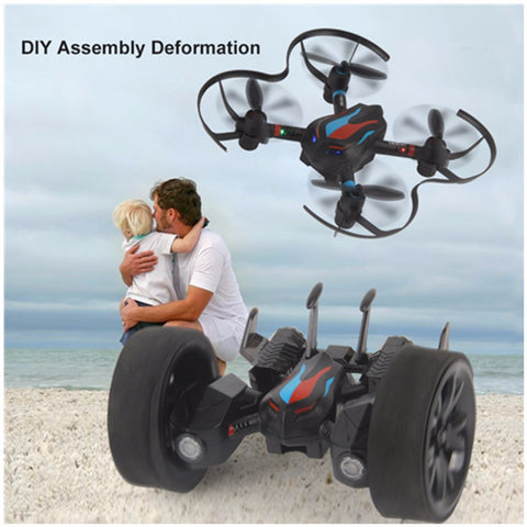 LiDiRC L18 RC Drone DIY Land & Sky 2 In 1 High